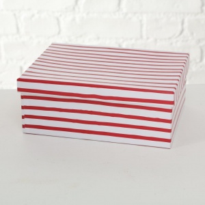 Коробка подарункова Lola H = 9см, червоний, екскл.дизайн